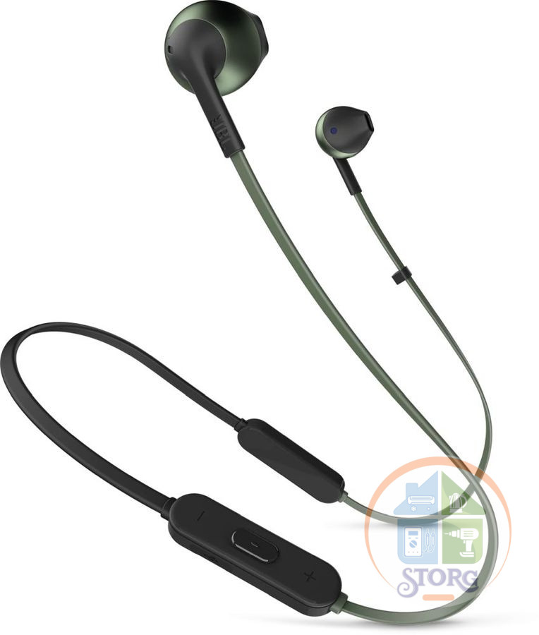 Наушники bluetooth JBL Tune 205BT зеленые