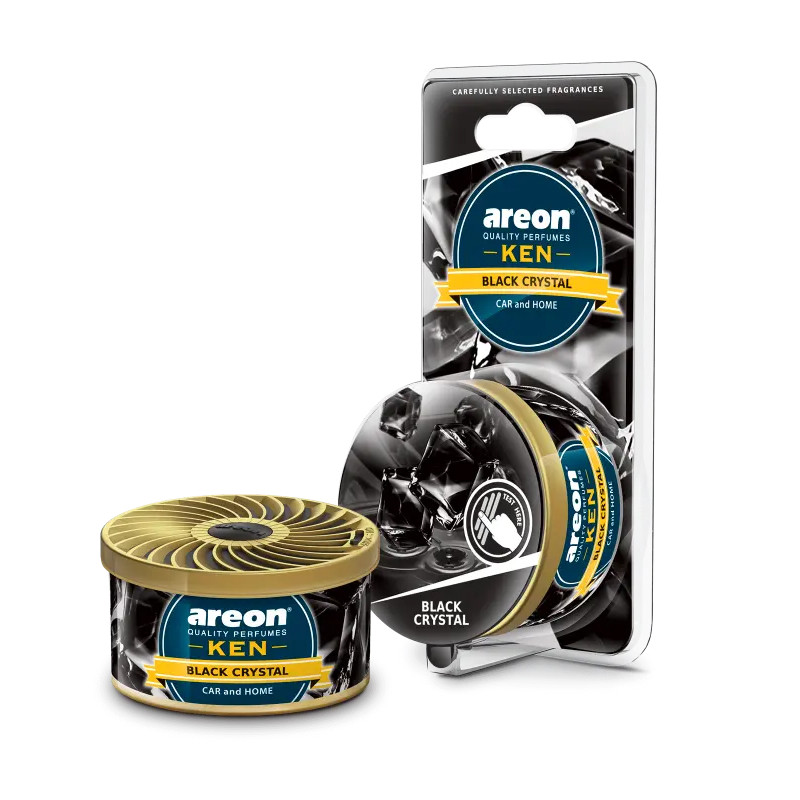 Ароматизаторы для автомобиля AREON "GEL KEN BLISTER" BLACK CRISTAL