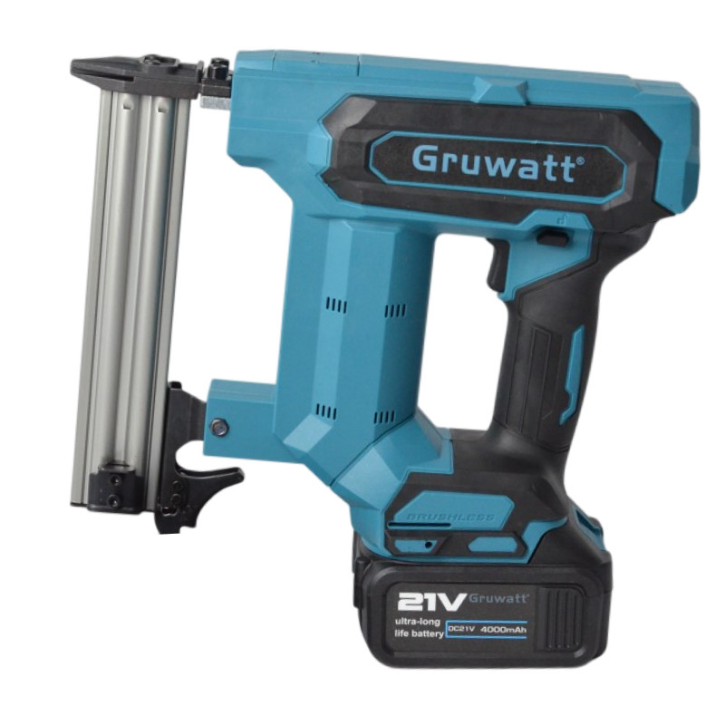 Гвоздезабивной пистолет аккумуляторный GRUWATT DBL15, 18В, 2-шт аккум.