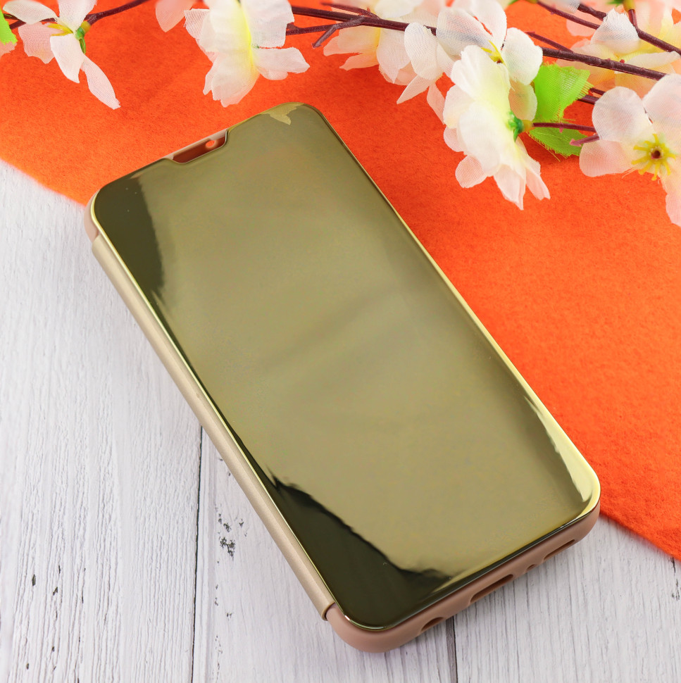 Чехол-книга Clear View WS для Samsung Galaxy M21 /M215 Gold