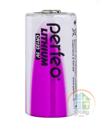 Элемент питания Perfeo CR123/5SH Lithium Extra