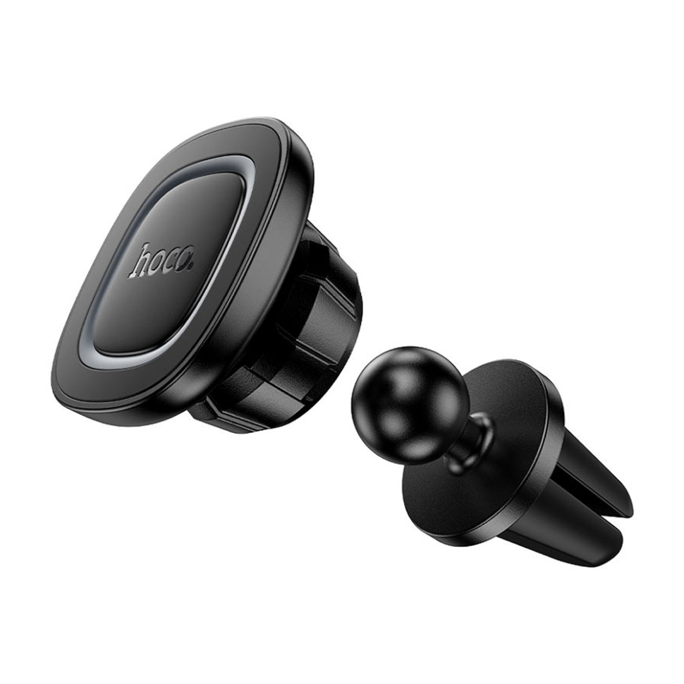 Автомобильный держатель на воздуховод магнитный HOCO H72, black metal gray
