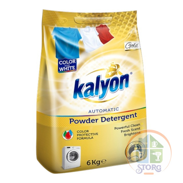Стиральный порошок KALYON автомат 6 кг.Золотой/ GOLD (3) ТУРЦИЯ.