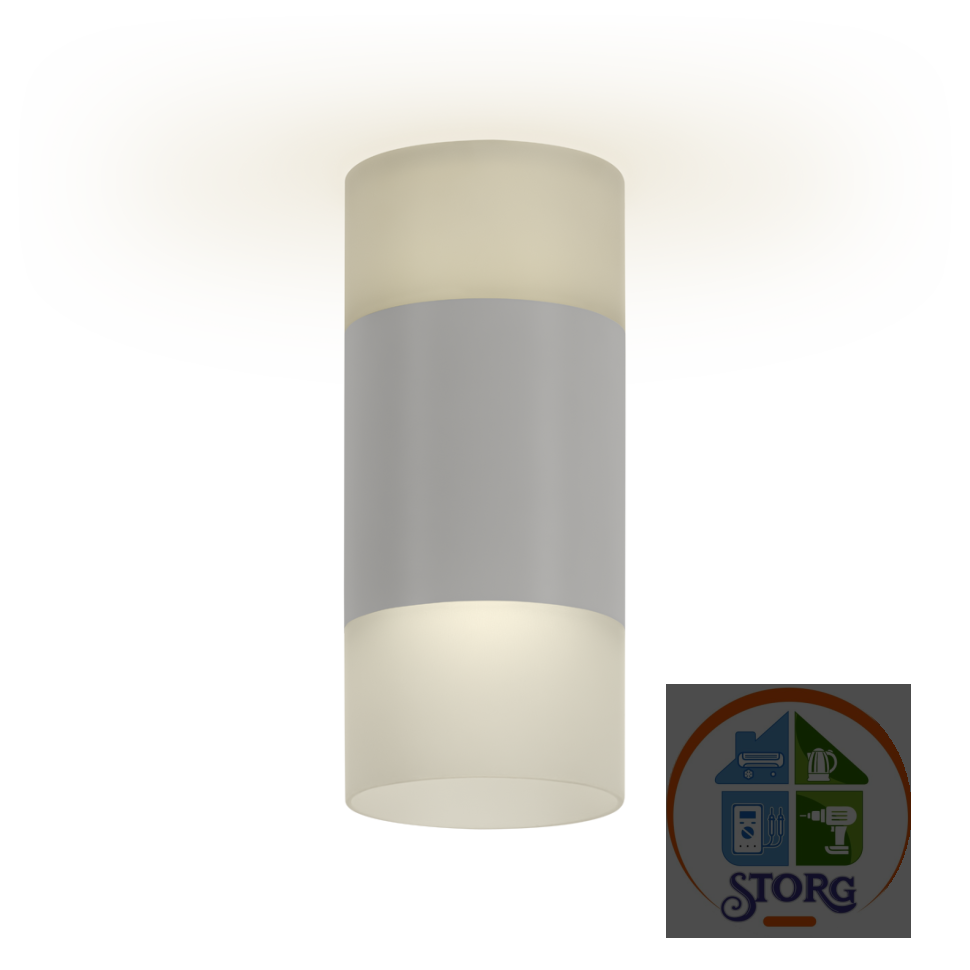 Потолочный светильник накладной RCS-80LED17W-BL ф80, COB 12W+5W, 4000K, белый/матовое, Ritter