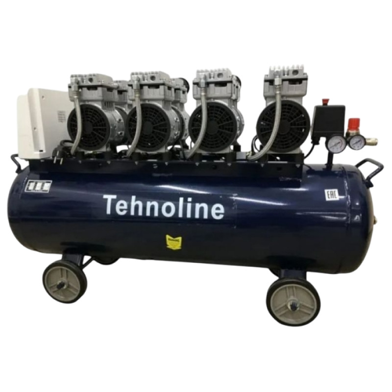 Компрессор Tehnoline TВ750/4/100/3,0 кВт, 4 л.с/8 атм, безмасляный