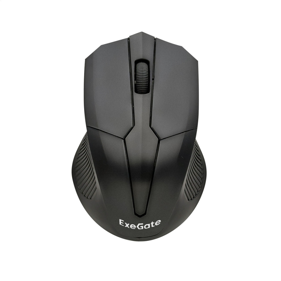Мышь беспроводная ExeGate SR-9034 Черный, 1600 dpi, радиоканал, USB, кнопки - 4