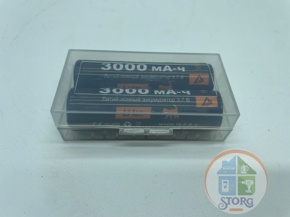 Аккумулятор ИСКРА Li-Ion 18650 3000mAh/2BL 3.7V ( цена за 1шт ) Premium Quality