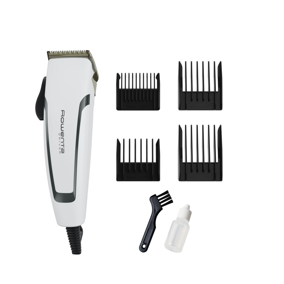 Машинка для стрижки Rowenta TN1605F0, Pure Collection Driver, шир.42мм, брит. сухое Белый/черный Машинка для стрижки Rowenta TN1605F0, Pure Collection Driver, шир.42мм, брит. сухое Белый/черный