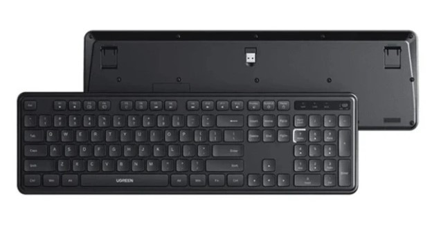 Клавиатура UGREEN K331 (55657) USB Wired Keyboard RU Black