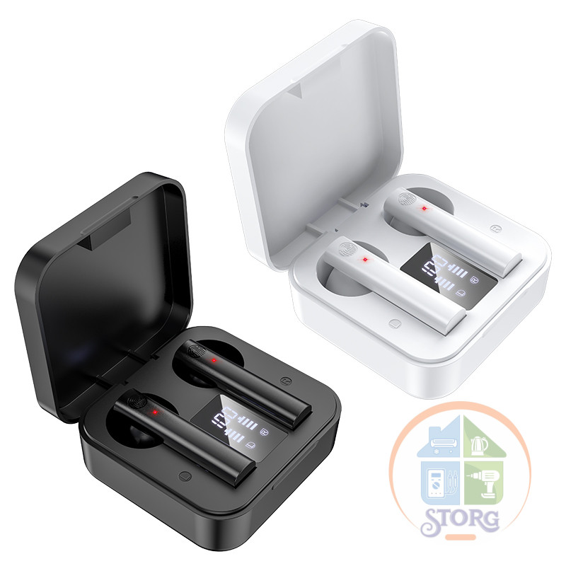Bluetooth стерео гарнитура наушники A.Pods Borofone BE40 Triumph TWS wireless headset (black)