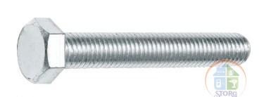 Болт с шестигранной головкой М 6х50 DIN 933 (шт) (100 ЮМК (1,114 кг))