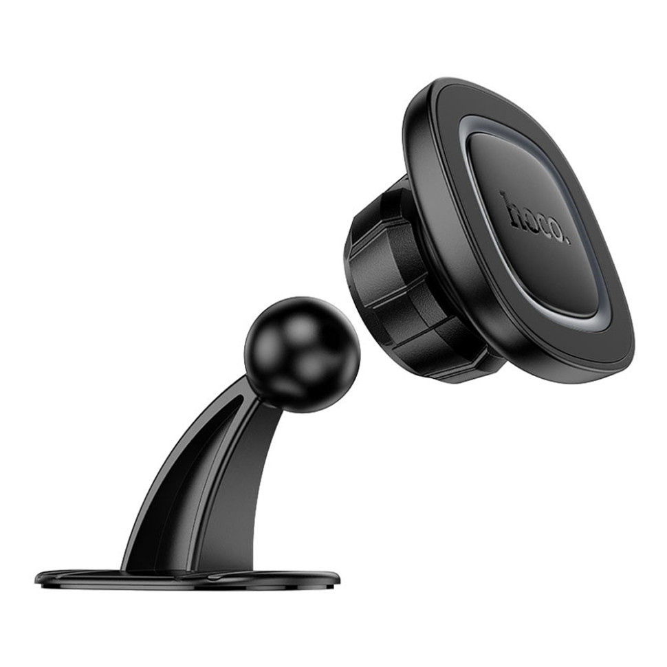 Автомобильный держатель HOCO H73 Crown magnetic car holder (center console) black metal gray