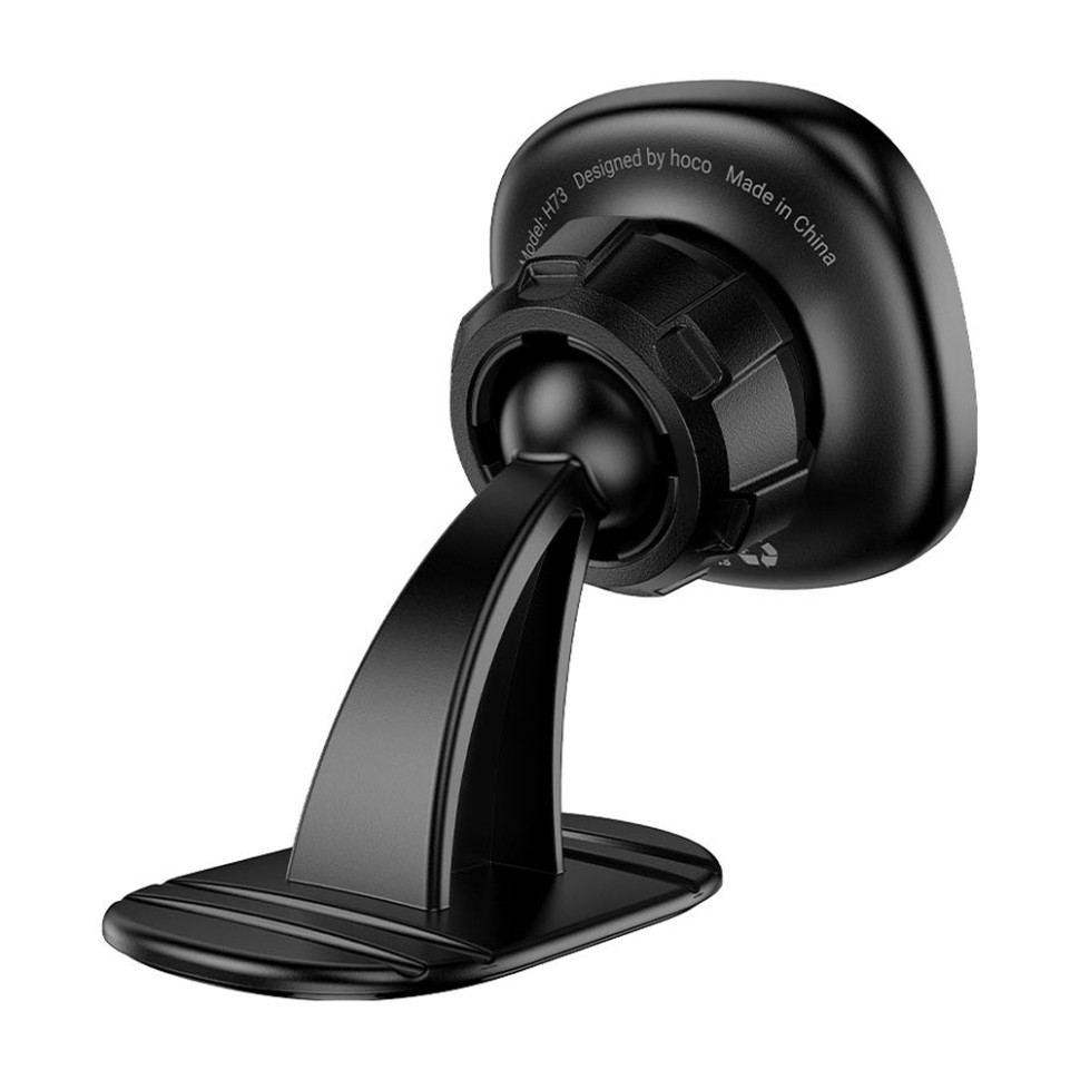 Автомобильный держатель HOCO H73 Crown magnetic car holder (center console) black metal gray
