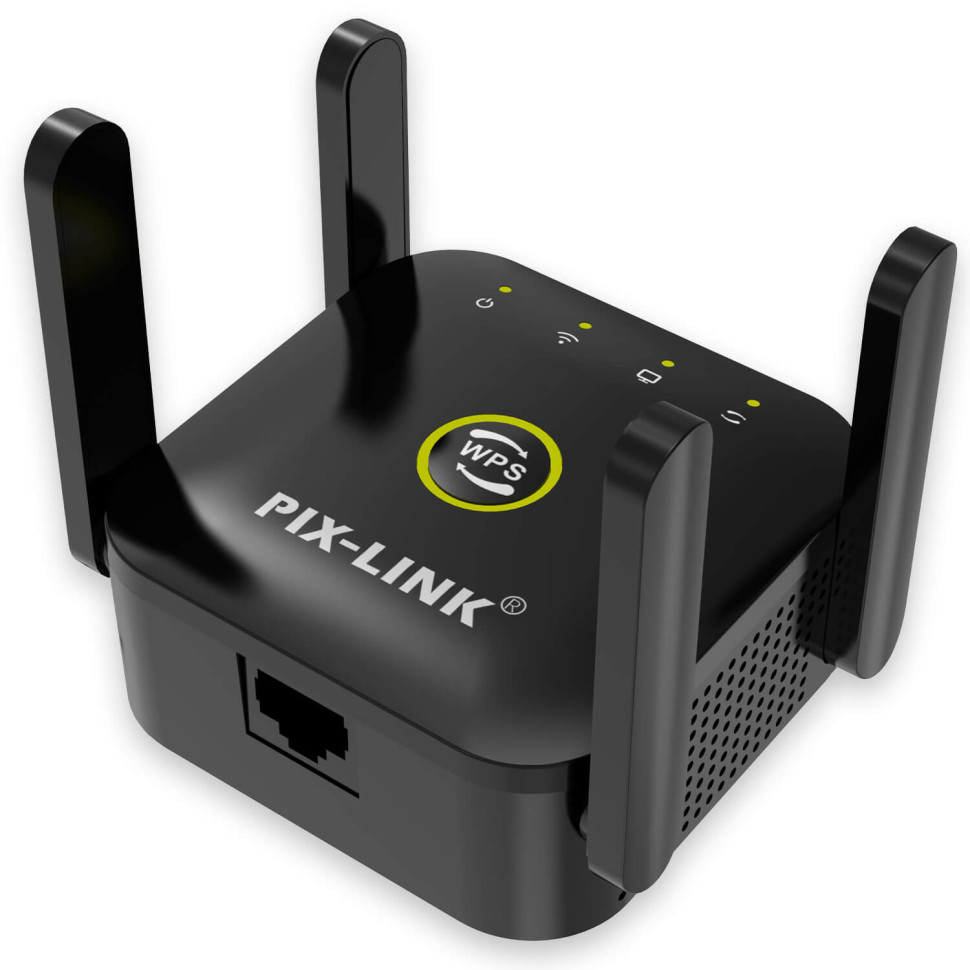 WiFi Усилитель (Repeater) LV-WR24Q  220V 300 Мбит/с 802.11B Black