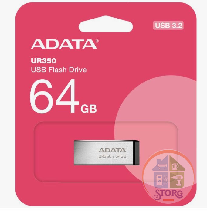 USB-флешка ADATA UR350-64G-RSR/BK ADATA USB3.2 64G Black