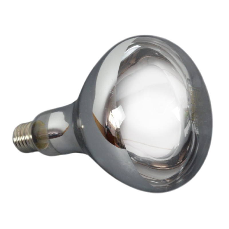 Лампа греющая инфракрасная AKKOSTAR E27-275W (2350-2400K) прозрачное-стекло 125х183мм