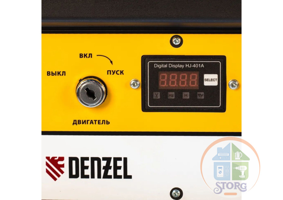 Генератор бензиновый ТРЕХФАЗНЫЙ Denzel PS 80 E-3, 6.6 кВт, 400 В, 25 л, электростартер
