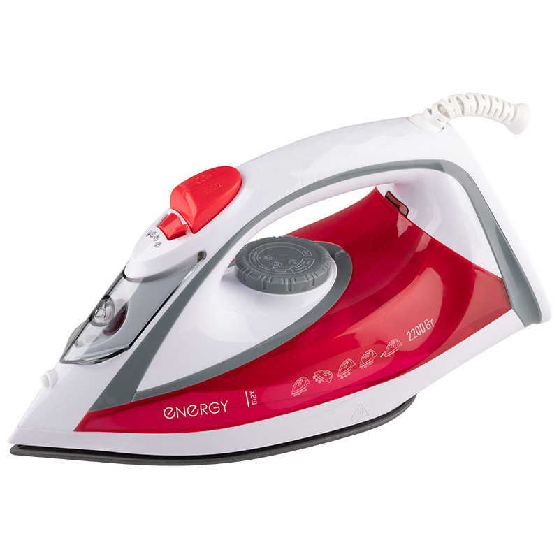 Утюг ENERGY EN-353 Оранжевый; 2200Вт; Тефлоновая подошва