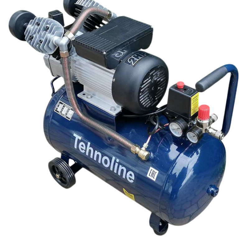 Компрессор Tehnoline  Т360/50/1,8кВт/8 атм, прямая пер., 2поршневый