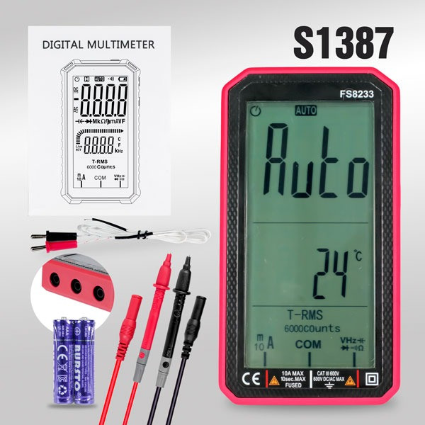 Мультиметр цифровой автоматический FS8233