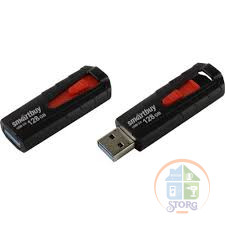 USB флэш-накопитель 128GB SmartBuy IRON Black/Red USB3.0