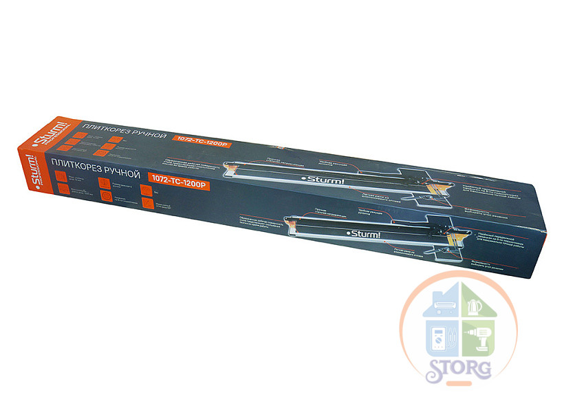 Плиткорез ручной Sturm! 1072-TC-1200P, рез 1200 мм На ПОДШИПНИКАХ
