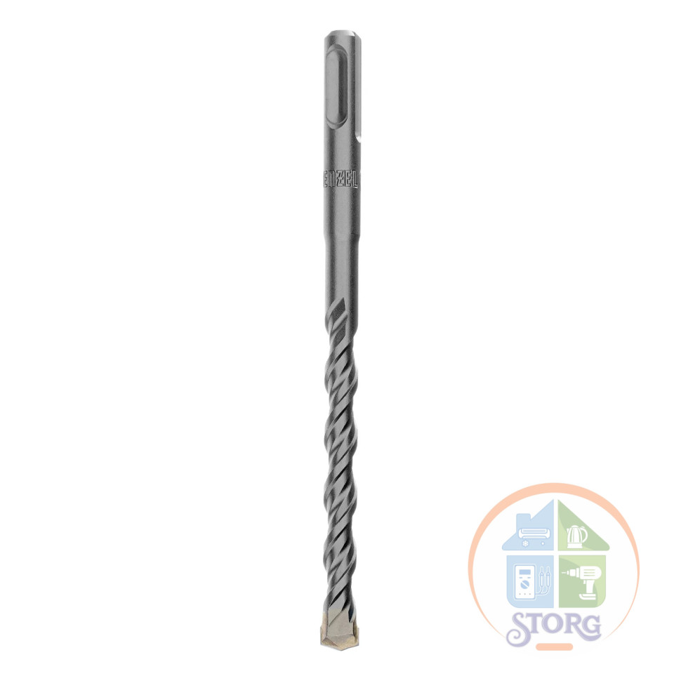 Бур по бетону, двойная спираль, Cobalt W-tip, 10x160 мм, SDS PLUS// Denzel