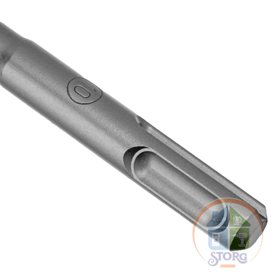 Бур по бетону, двойная спираль, Cobalt W-tip, 10x160 мм, SDS PLUS// Denzel