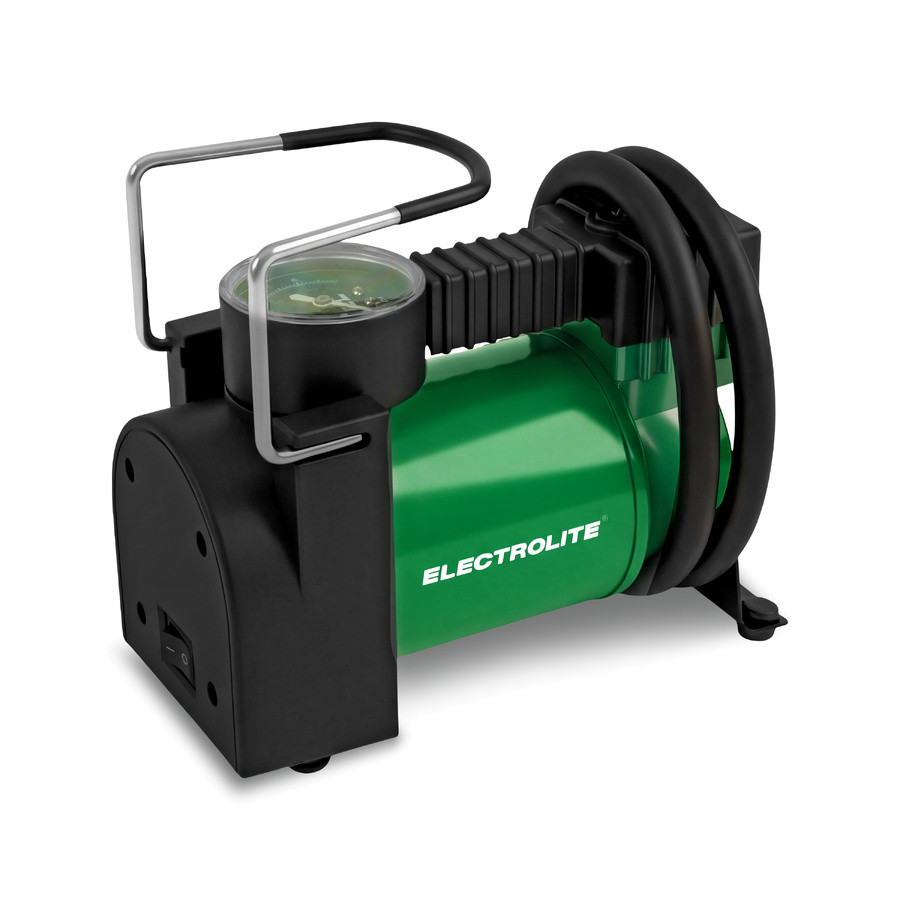 Автомобильный компрессор ELECTROLITE AC 170, 170Вт, 6.8Бар, 50л/мин, гнездо прикур., порш. металл