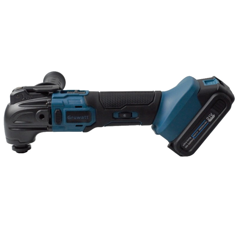 Реноватор мини бесщеточный аккумуляторный GRUWATT DBL45, 2 аккум. 21v 2 Ah