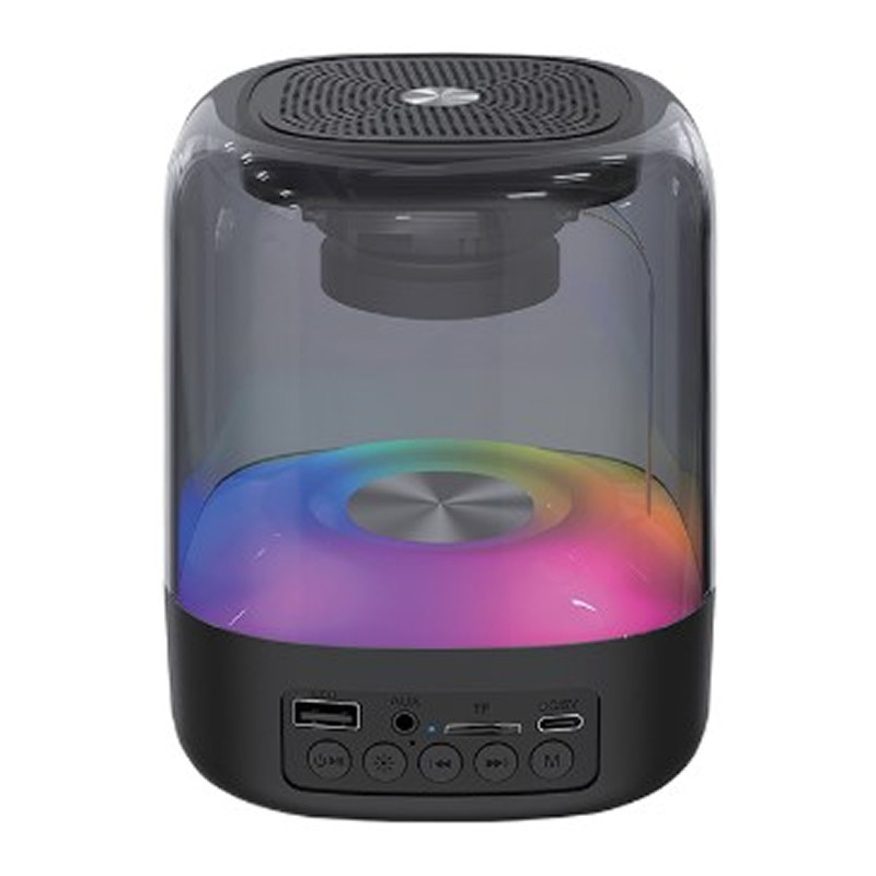 Портативная Bluetooth колонка QUMO Plasma ВТ 0082 5 ВТ объемное звучание RGb подсветка