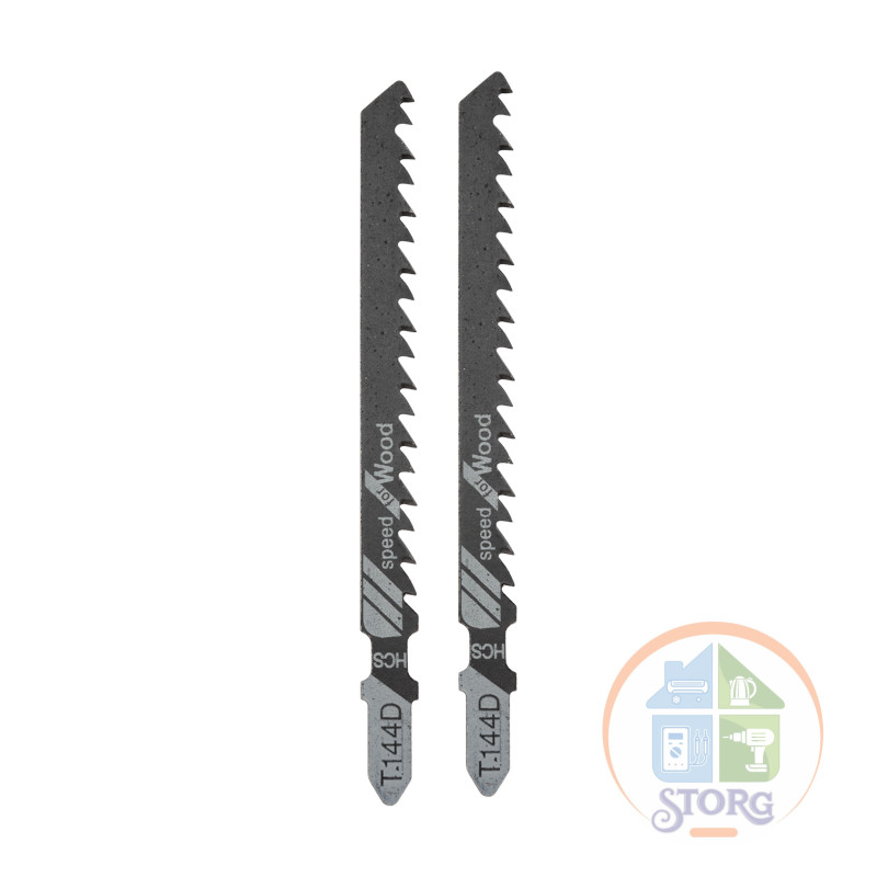 Пилка для электролобзика 100 мм 6 з/д 8-60 мм T144D (2 шт./уп.) (дерево) Kranz