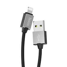 USB кабель HOCO U49 Refined steel charging cable Type C (black)
