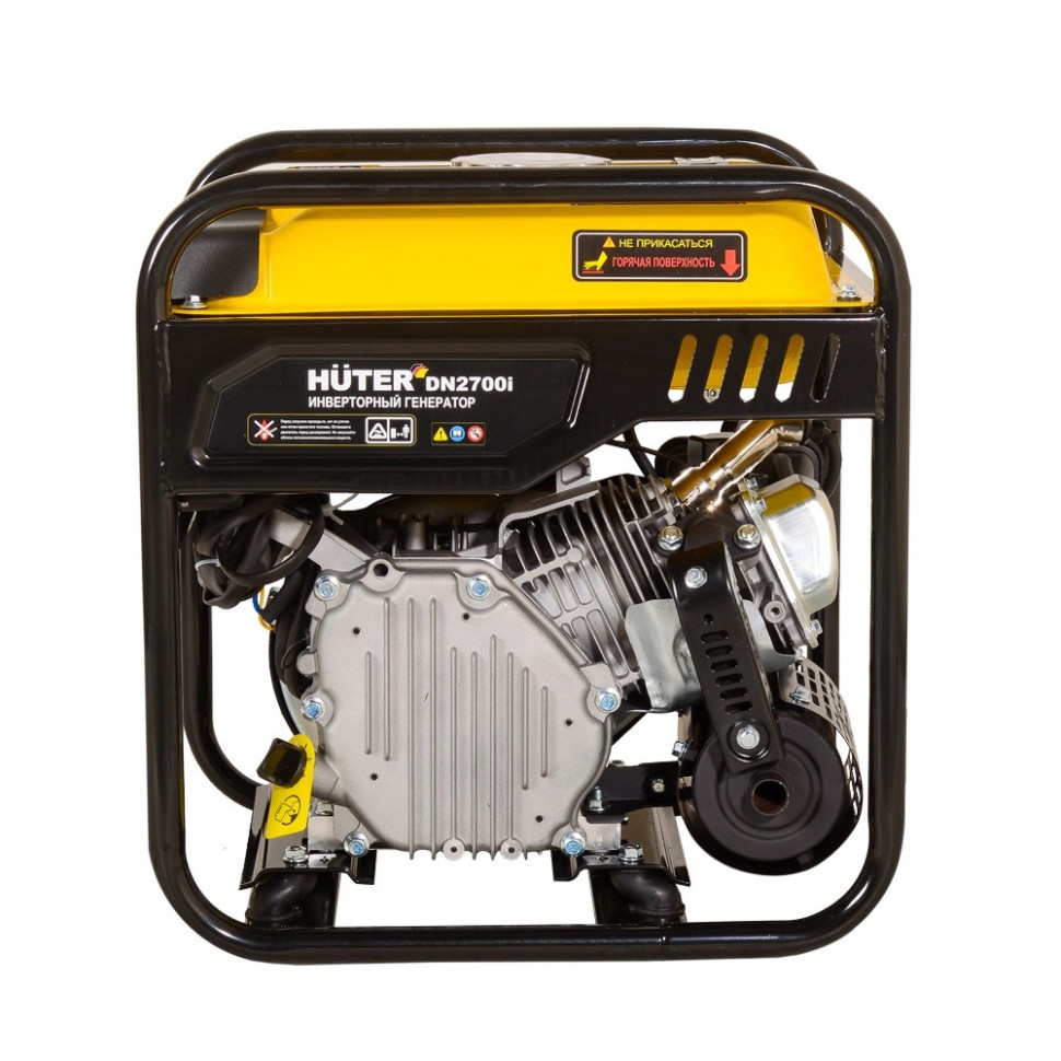 Генератор бензиновый инверторный Huter DN2700i (2.2/2.7кВт, 1фаза, 4такт., ручной, чист.син., ЭКО‑режим) Генератор бензиновый инверторный Huter DN2700i (2.2/2.7кВт, 1фаза, 4такт., ручной, чист.син., ЭКО‑режим)