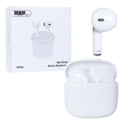 Наушники беспроводные A.Pods2 Airbuds WS08 White