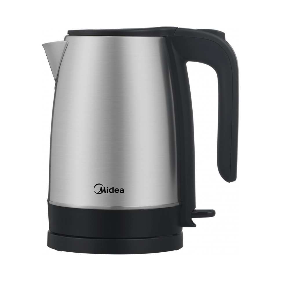Чайник электрический Midea MK-9010, нерж/черный, 2200 Вт, 1.7 л