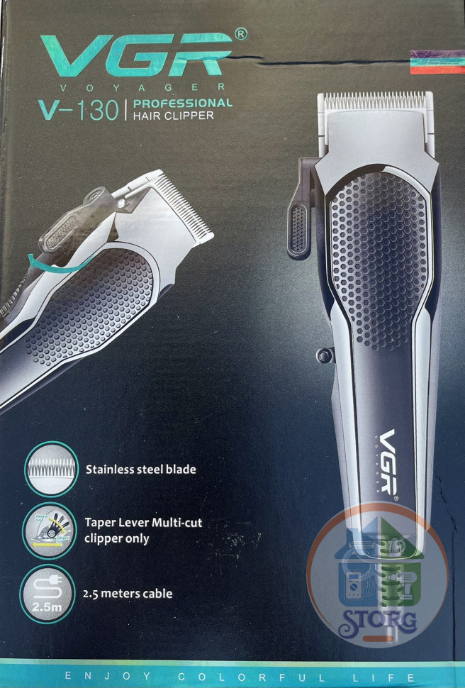 Машинка для стрижки VGR V-130 Professional, от сети 220в