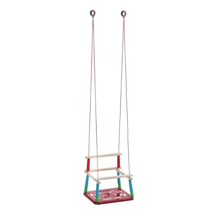 Качели подвесные, пластмассовые, сиденье 33×22см, 4883698