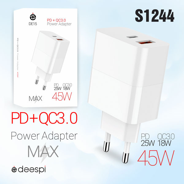 СЗУ Deespi DE15 QC3.0+PD25W White