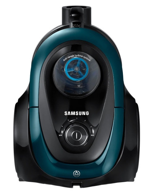 Пылесос SAMSUNG VC18M21C0VN (Черный/Зеленый; Мощность 1800Вт; Объем мешка 1.5л; Мощность всас.380Вт)