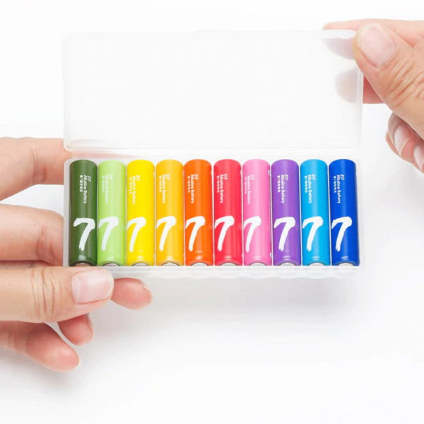 Батарейка Xiaomi ZMI ZI7 Rainbow AAA batteries LR-03 (10 Box)  ALKALINE