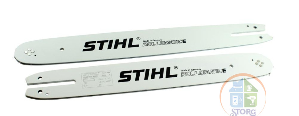 Полотно бензопилы Stihl Rollomatic E 18"/45см (3/8", 1,6мм 66E 10z)3003 008 6117  100 % ОРИГИНАЛ