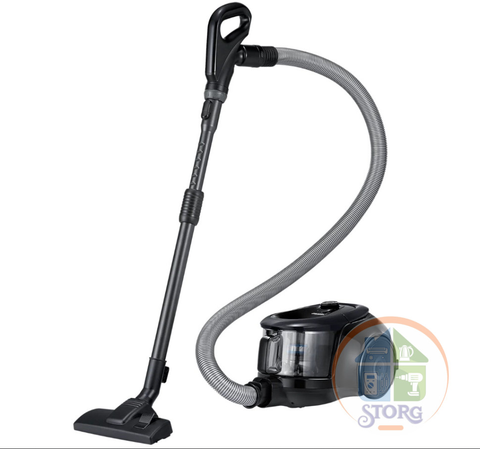 Пылесос SAMSUNG VC18M21D0VG (Черный; Мощность всасывания 380Вт; Мощность 1800Вт; Турбощетка)