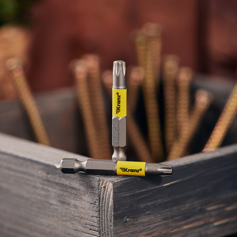 Бита для шуруповерта KRANZ Torx T30х50 мм (2 шт./уп.)