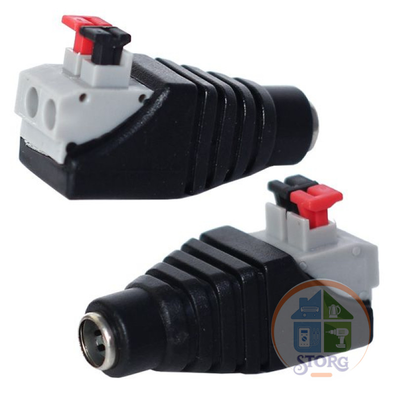 Разъем питания H153 (серая колодка 5.5x2.1-мама)  20pcs