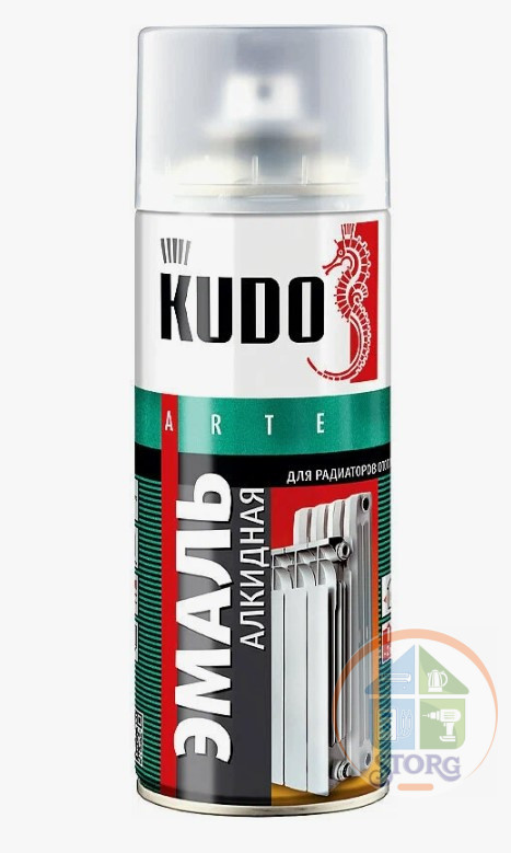 Эмаль для радиаторов отопления KUDO KU-5101 (белая глянцевая)
