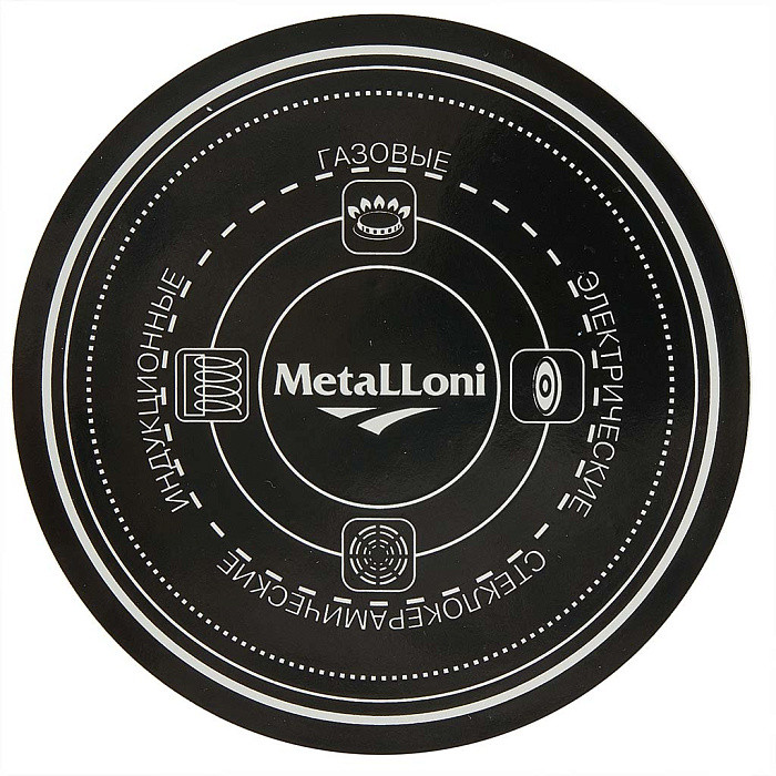 Чайник эмалированный на плиту Metalloni EM-1332 "Маки" ( 2,5л, с керамической ручкой)