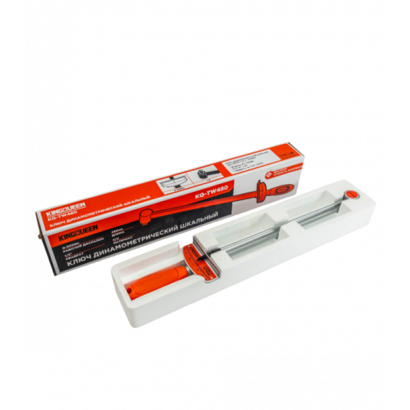 Ключ динамометрический KINGQUEEN, 1/2 дюйма, 0-300 Нм, KQ-TW480