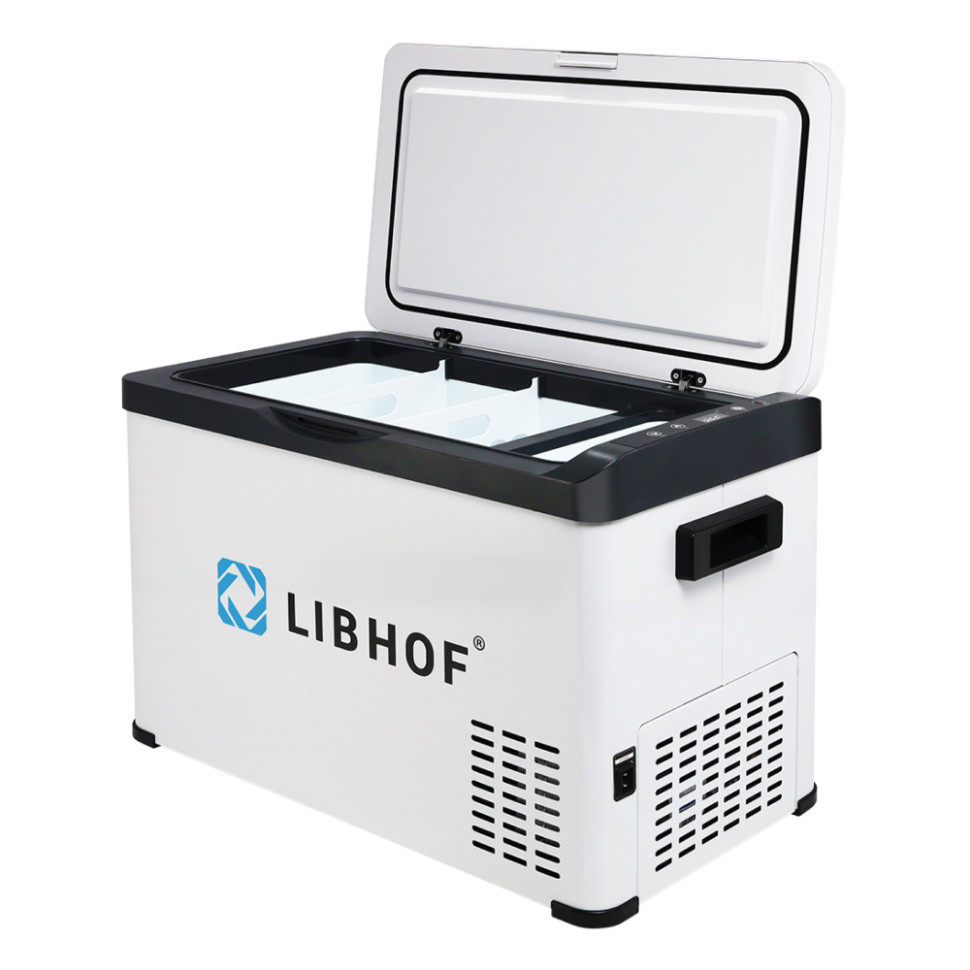 Автохолодильник Libhof K-30, 31л, 12/14В, от −25 °C до +20 °C, сенсорная панель, экорежим