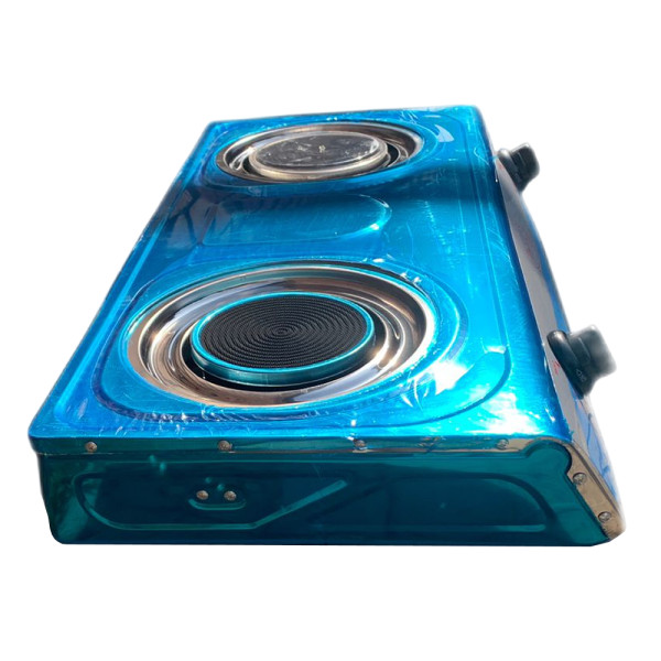 Плита газовая настольная "Умница" ПГБК-2К (2конф.,135/150мм,газ природ./сжиж.,пьезорозж.,эмал.сталь)